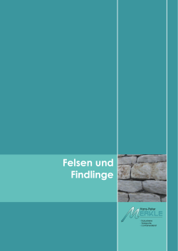 Felsen und Findlinge - Hans