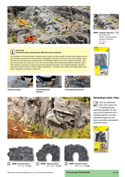 Felsen und Felswände Hartschaum-Serie »Fels«
