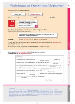 Verbindungen aus Hauptwort und Tätigkeitswort