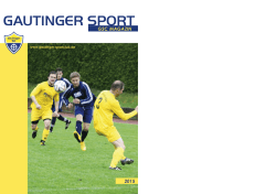GSC Clubmagazin 2015