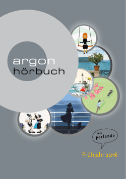 Frühjahr 2016 - Argon Hörbuch