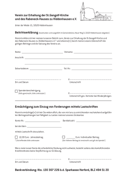 Verein zur Erhaltung der St.Gangolf