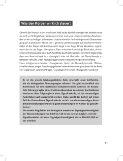 Was den Körper wirklich steuert
