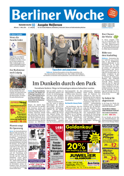 Im Dunkeln durch den Park