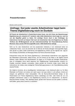 Einfluss des HR-Managements auf den