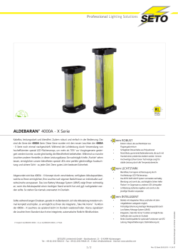 ALDEBARAN® 4000A - X Serie - SETOLITE Lichttechnik GmbH