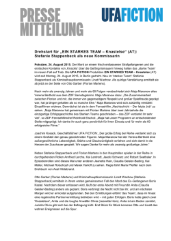 Drehstart f&uuml;r &bdquo;EIN STARKES TEAM &ndash; Knastelse&ldquo;