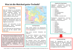 Was ist die Matched-guise-Technik?