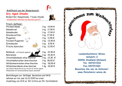 Dry Aged Steaks - Landschlachterei Wiese