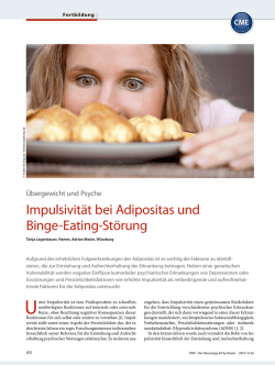 Impulsivit&auml;t bei Adipositas und Binge-Eating
