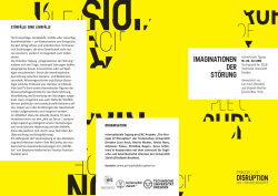 IMAGINATIONEN DER ST&Ouml;RUNG