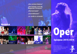 HMT-Opern-Spielplan - Hochschule f&uuml;r Musik und Theater &raquo;Felix