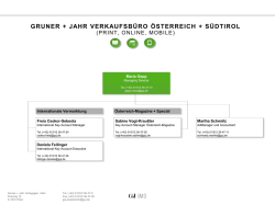 Verkaufsbüro Österreich