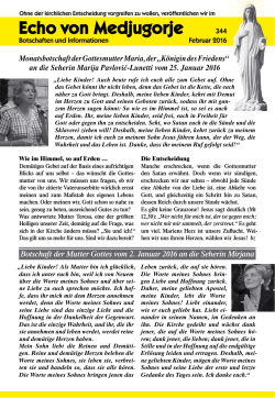 Echo von Medjugorje