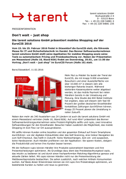 Don`t wait – just shop