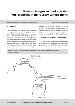 Arge Grabenstetten Jahresheft - Arbeitsgemeinschaft H&ouml;hle und