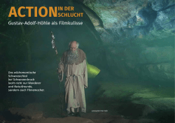 Gustav-Adolf-H&ouml;hle als Filmkulisse