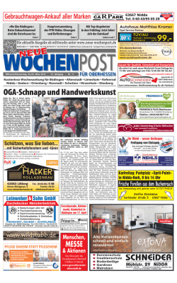 OGA-Schnapp und Handwerkskunst
