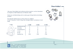 Titan-Schäkel - KUM Umwelt- und Meerestechnik Kiel GmbH. Titan