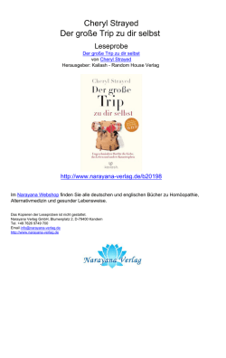 Der große Trip zu dir selbst - Cheryl Strayed