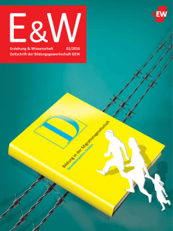 Januarausgabe der "E&W"