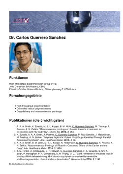 Dr. Carlos Guerrero Sanchez Funktionen