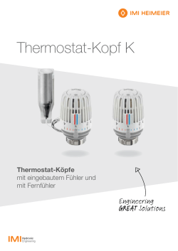 Thermostat-Kopf K - IMI Hydronic Engineering