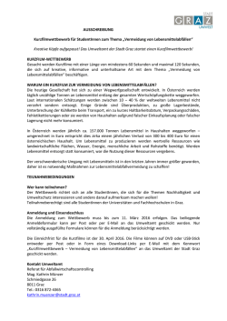 Infos und Anmeldeformular f&uuml;r StudentInnen
