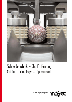Schneidetechnik – Clip Entfernung Cutting Technology