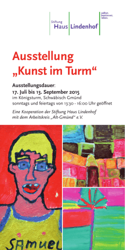 Ausstellung „Kunst im Turm“