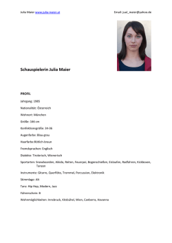 downloaden! - Schauspielerin Julia Maier