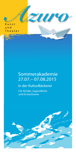 Sommerakademie - Hansestadt Lüneburg