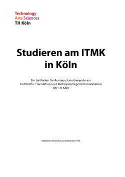 Studieren am ITMK