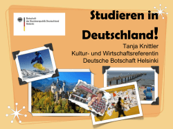 Studieren in Deutschland!
