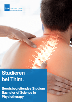 Studieren bei Thim.
