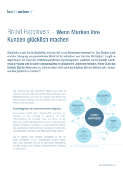 Brand Happiness – wenn Marken ihre Kunden glücklich machen