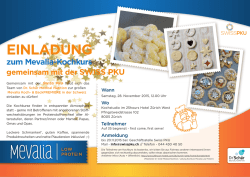 EINLADUNG - SWISS PKU