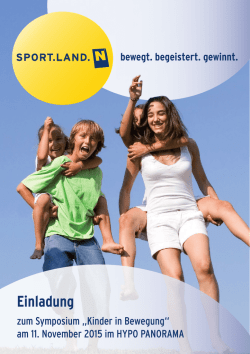 Einladung - Sportland N&Ouml;