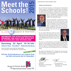 Meet the Schools! 2015