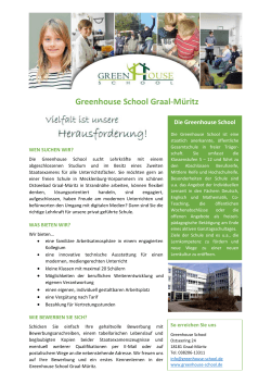 Greenhouse School Graal