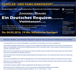 Ein Deutsches Requiem(2.,3.,5.und 6.Satz)