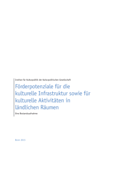 Studie - Kulturpolitische Gesellschaft eV