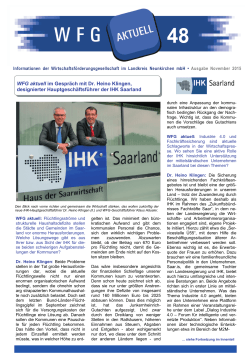 Dr. Heino Klingen, IHK Saarland - Wirtschaftsförderungsgesellschaft