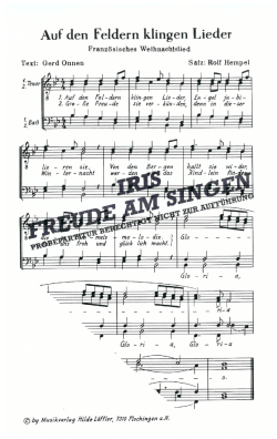 Auf den Feldern klingen Lieder