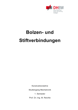 IV_ Bolzen - DHBW Stuttgart