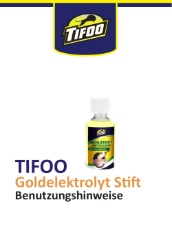 Goldelektrolyt Stift
