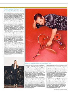 FlorianHauswirth,Industriedesigner,Biel VirginiaMaissen
