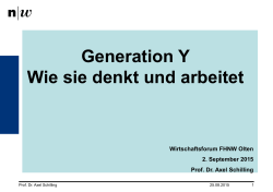 Generation Y Wie sie denkt und arbeitet