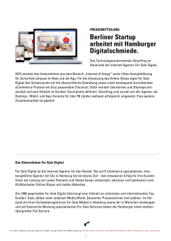Berliner Startup arbeitet mit Hamburger