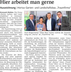 Hier arbeitet man gerne